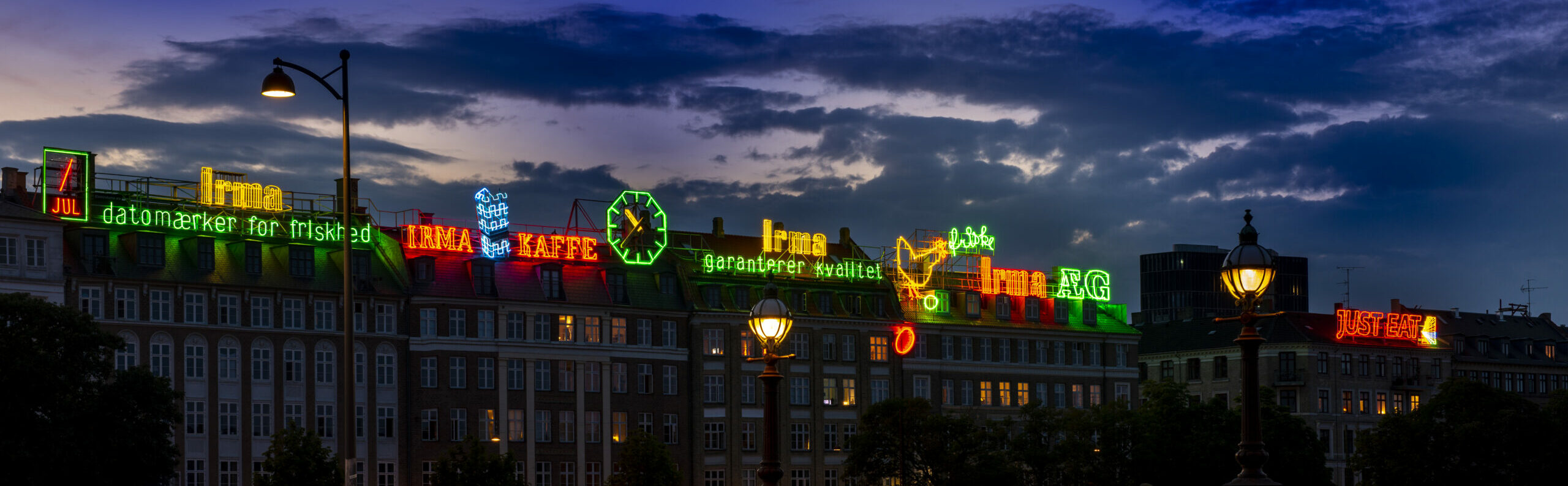 LED reklamer på Københavnske bytage