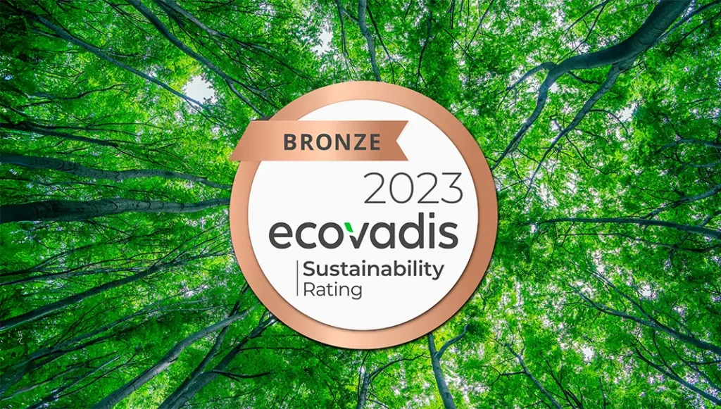 Bording Danmark modtager EcoVadis-bronzecertificering. Opdag, hvordan certificeringen er et tegn på vores engagement i bæredygtighed, og hvad det betyder for dig som kunde.