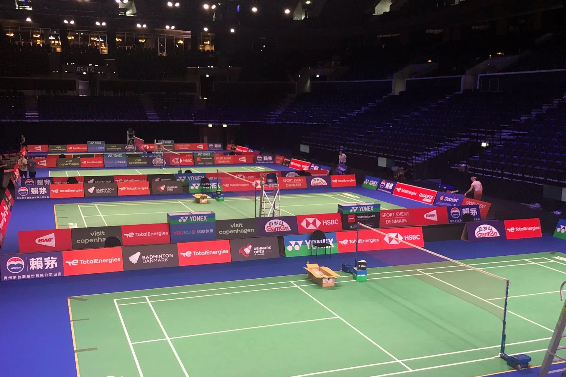 Badminton baner i Royal Arena