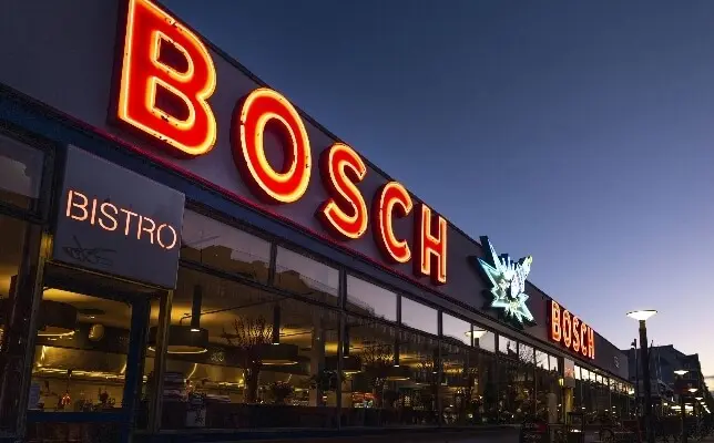 Bosch neonskilt
