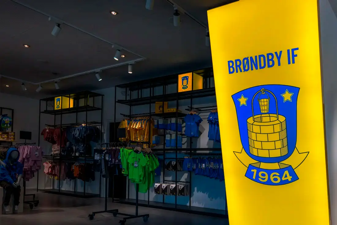 Brøndby IF instore/outdoor materiale