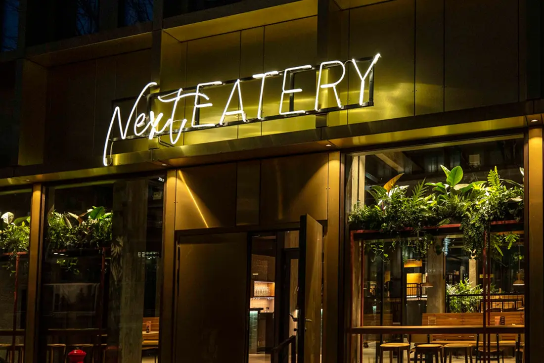 Next Eatery neonskilt